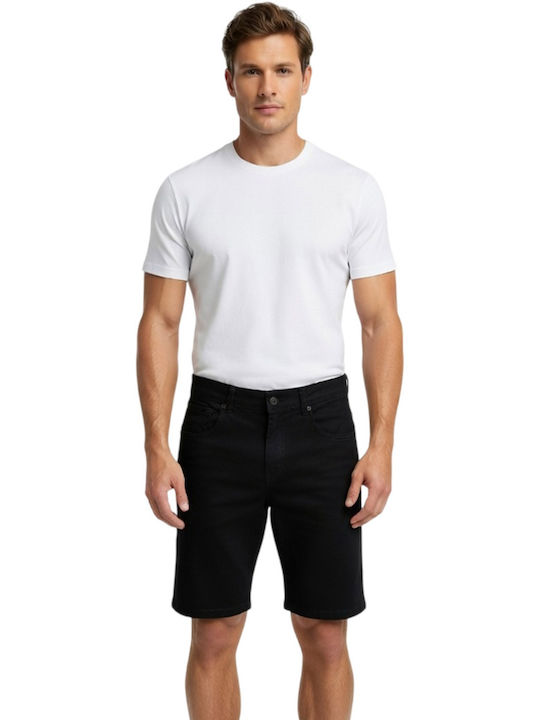 Herren Shorts Denim Schwarz