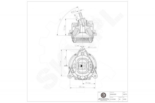 Δεξιό Στήριγμα Κινητήρα Bmw Σειρά 1 2 3 4 22116787658