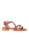 Flache Sandalen Für Damen Braun