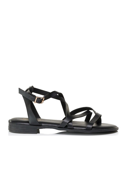 Simius Γυναικεία Σανδάλια Μαύρα