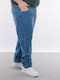 Pantalon De Blugi Pentru Bărbați Regular Fit Albastru Deschis 251.MJP-4035A