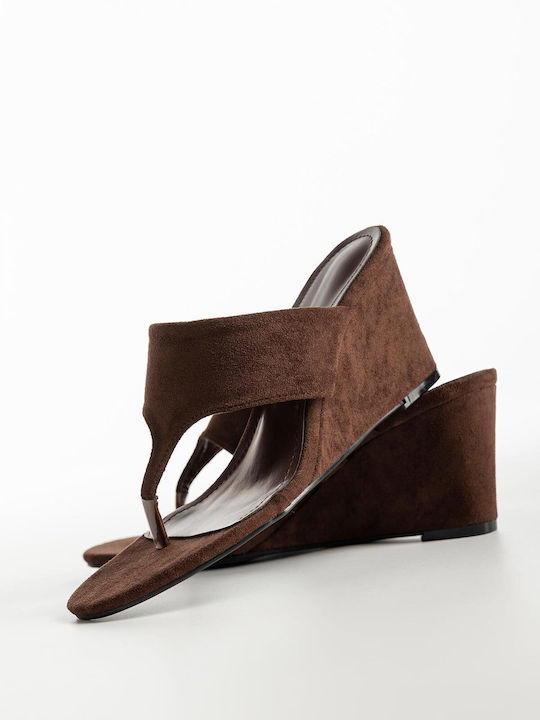 Mules Suede Platformă Cu Toc Separabil Dama 989...