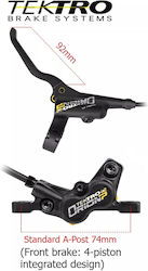 Tektro Set Hidraulic Frâne Cu Disc Pentru Biciclete Tektro Set Hidraulic Frâne Cu Disc Pentru Biciclete