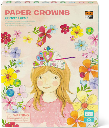 Tiger Tribe Рисуване Princess Gems And Crowns за Деца 5+ Години