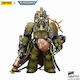 Joy-Toy Warhammer 40000 Death Guard Lord of Virulence With Power Fist and Twin Plague Spewer Action Figure