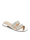 Women's Flat Silver Sandals