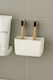 SteweHome Toothbrush Support Base Plastic White 5210357185854