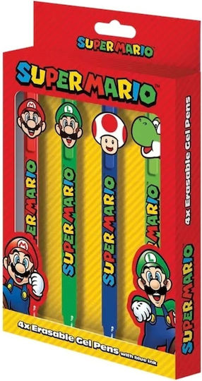 Pyramid International Mario 4 Gel Stifte 4 Stück