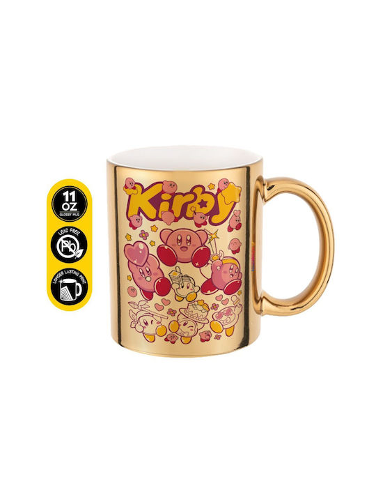 Koupakoupa Kirby Ceramic Mug Gold 330ml