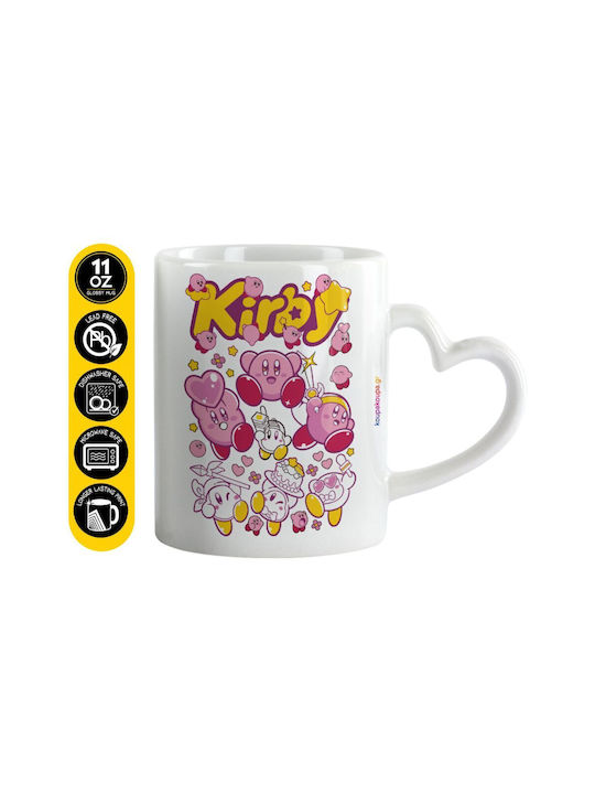 Koupakoupa Kirby Ceramic White Mug 330ml