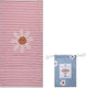 Swim Essentials Daisy Flowers Microfiber Towel 135x65