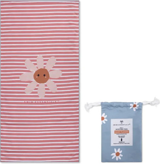 Swim Essentials Daisy Flowers Microfiber Towel 135x65