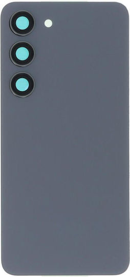 Samsung Galaxy S23 Battery Cover + Adhesive + Camera Lens Graphite Grey Oem