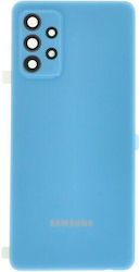 Samsung Galaxy A72 A72 5g Battery Cover + Adhesive + Camera Lens Blue Original Samsung Galaxy A72 A72 5g Battery Cover + Adhesive + Camera Lens Blue Original