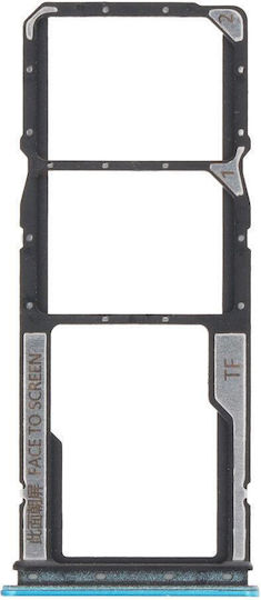Xiaomi Redmi 10c Sim Card Tray Green Original