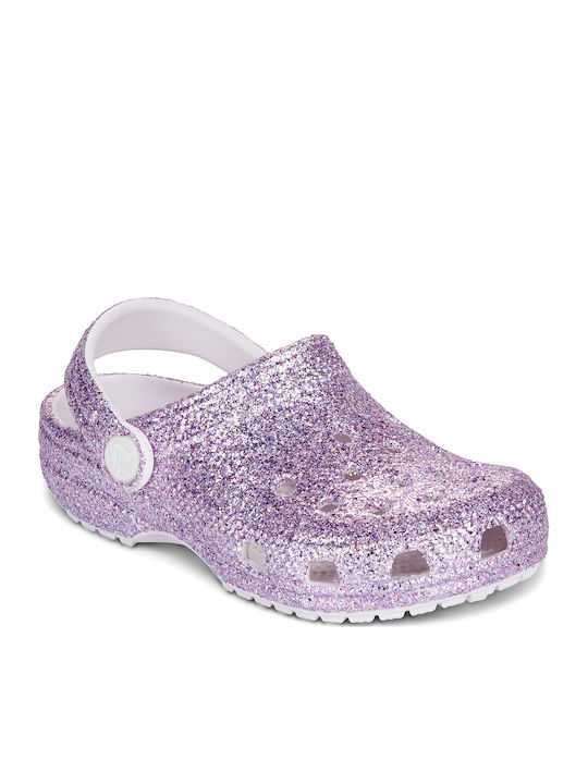 Crocs Classic Παιδικά Ανατομικά Σαμπό Θαλάσσης Μωβ