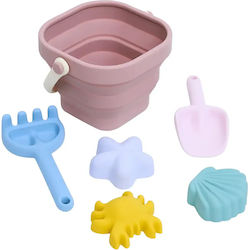 Cotton Cloud Cotton Cloud Silicone Beach Toy Set Mauve