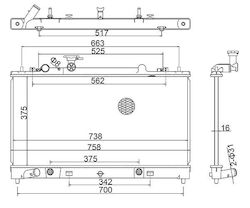 Hart Hart Auto-Kühlschrank Motor für Mazda 6