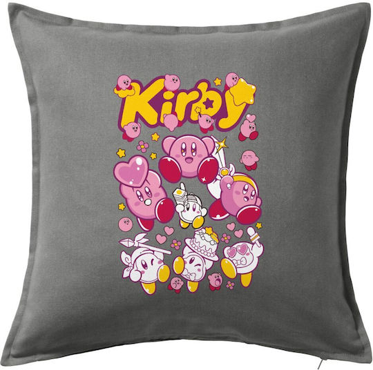 Kirby Възглавница За Канапе Сива 100% Памук С Пълнеж 50x50см