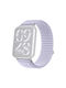Xiaomi Redmi Watch 4 5 6 Smart Band 8 Pro/9 Pro/10 Pro Wearable Strap Nylon Magic Tape Little Purple
