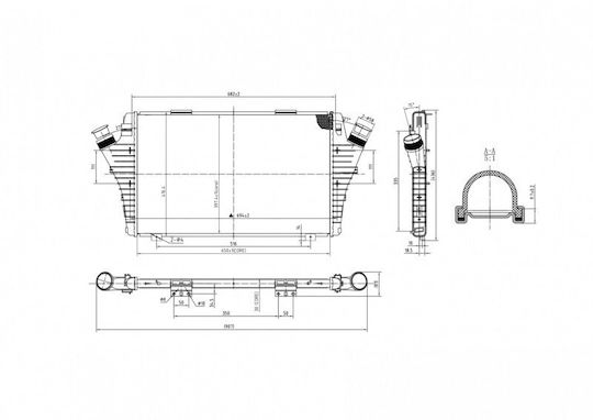 Hart Intercooler Αυτοκινήτου για Opel Vectra