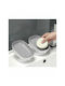 SteweHome Kitchen Plastic Grey Dispenser