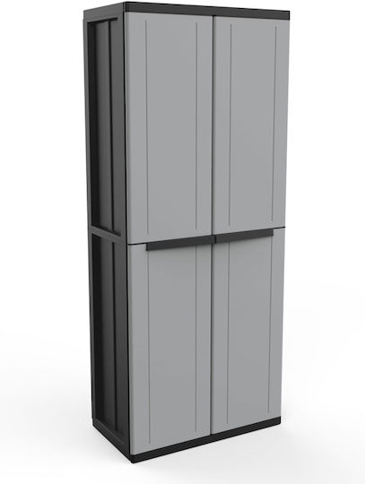 Dulap Dublu-foi Plastic cu Posibilitate de Blocare 68x37.5x163.5εκ.
