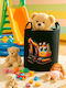 SteweHome SteweHome Kinder-Aufbewahrungskorb Klappbar aus Stoff Schwarz 38x38cm
