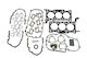 Set Garnituri Motor Vw Audi 2.7/3.0 Tdi 8600051