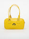 Miaou Bag Damen Schultertasche Gelbe