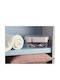 SteweHome SteweHome Kunststoff Aufbewahrungsbox mit Deckel Rosa 26x24x11cm