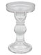 Keskor Glass Candle Holder in Transparent Color 8.5x8.5x14cm