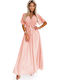 Summer Maxi Dress for Wedding / Christening Orange