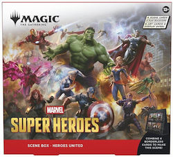 Wizards of the Coast Magic The Gathering Scene Box - Marvel Super Heroes: Heroes United Magic: The Gathering Scene Box