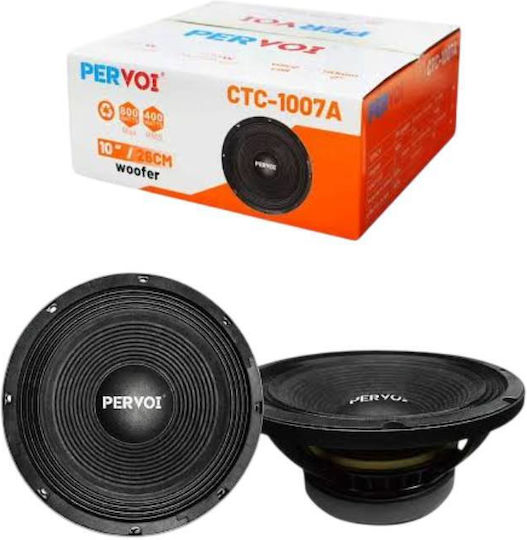 Pervoi Car Audio Subwoofer 10" 800w Ctc-1007a Subwoofer Speaker Tf238794