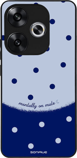Husă Sonique Delulu Polka Era Series Xiaomi Poco F6 5g Albastru Mentally