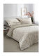 Vesta Home Valencia 1 Set Bed Sheets King Size with Rubber Hugger 240x270cm Green (4 Pieces)