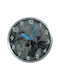 keleman Keleman Wall Clock Metallic Grey 30x4.5cm