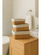 SteweHome Set Dekorative Körbe Bambus Beigen 26x26cm 3Stücke