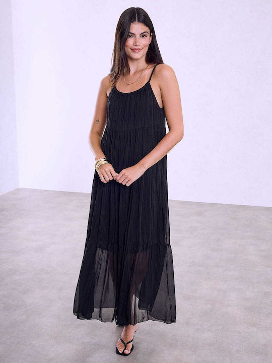Celestino Damenkleid Maxi Schwartz