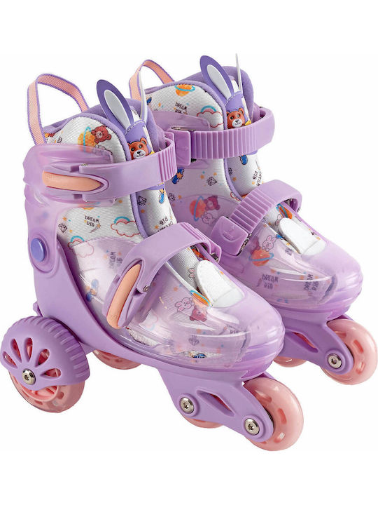 Action One Beginner Adjustable Inline Skates Size S 31-34 Purple