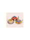 Tin Treasures Set Decorative Figures 3 Pieces
