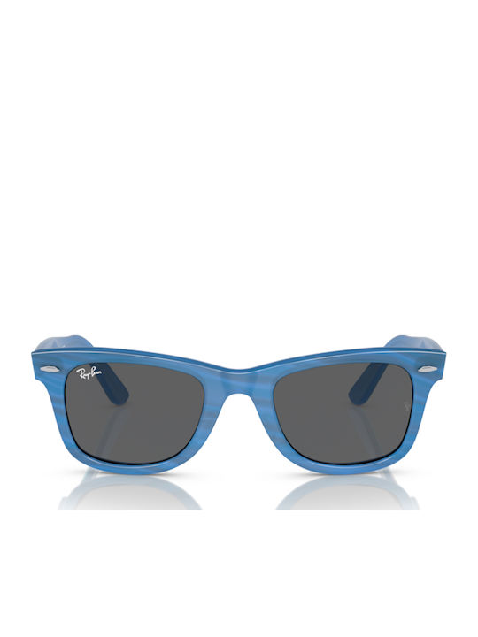 Ray Ban Wayfarer Unisex Sunglasses with Blue Ho...