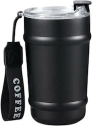 Φορητό Παγούρι-θερμός 350ml Μαύρο