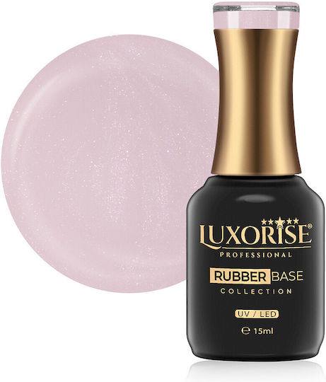 Luxorise Strat de bază pentru Gel Cauciuc 15ml Spectacular Nude