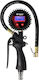 Pistol de umflat anvelope digital cu manometru LCD 0-18 bar precizie 0.01 bar umflare dezumflare auto motocicletă bicicletă