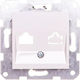 Viko Karre Front Plate Backbone Frame Ict Sockets Keyston Jack Mount White 90967115