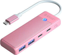 Orico USB Hub 4 Θυρών (USB-C) PAPW2AC-C3-C3