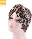 Intimonna Leopard Brown Hair Turban