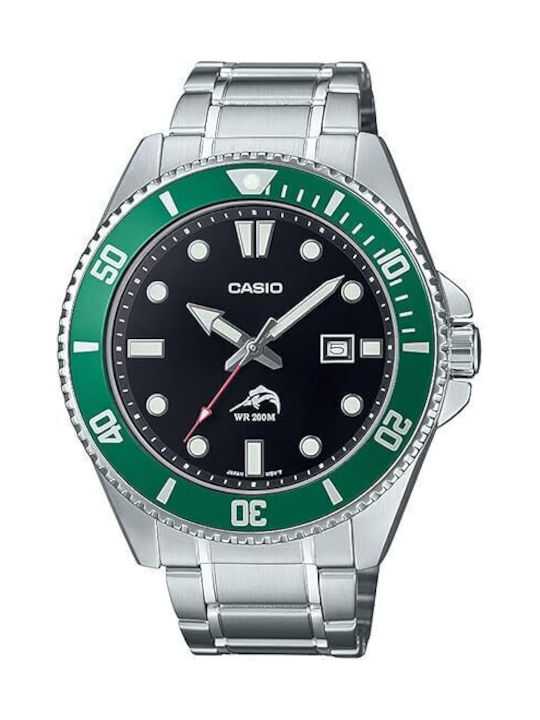 Casio Men's Watch 44mm Battery with Silver Meta...